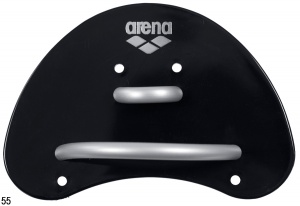 95251 Лопатки для плавания Arena Elite Finger Paddle (95251 55 S black/silver)