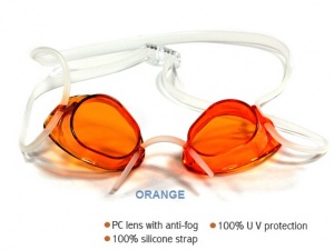 Стартовые очки для плавания Light-Swim LSG-854 B (ORANGE)