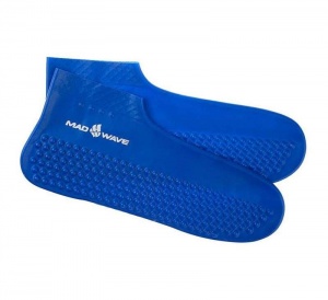 M0816 01 Носки латексные для плавания SOLID, MadWave (XXL Blue)