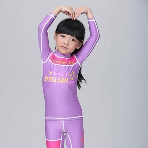 Детский гидрокостюм для плавания UPF50+ (M 100-115 см VIOLET)
