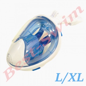 Полнолицевая маска для снорклинга (взрослая) FREE BREATH (L/XL Blue (YS-01))