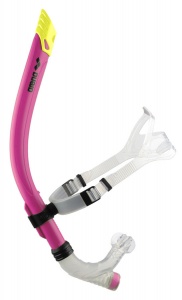 1E021  Детская фронтальная трубка для плавания Arena SWIM SNORKEL SMALL  (1E021 90  pink)