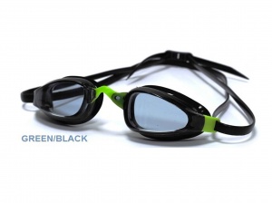Стартовые очки для плавания Light-Swim LSG-697  (GREEN/BLACK)