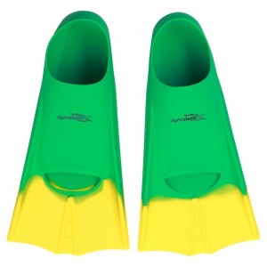Детские короткие ласты для плавания в бассейне Light-Swim LS 11 (CH) (GREEN/YELLOW, 30-33)