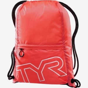 Рюкзак-мешок TYR Drawstring Backpack  (610 Красный)