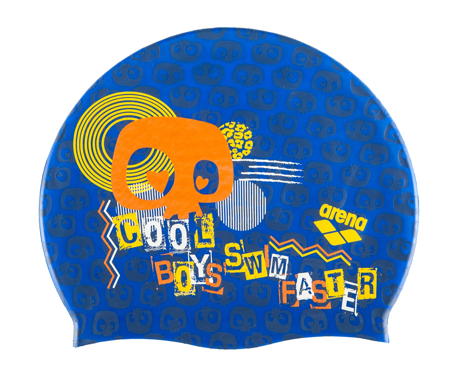 94171 Детская шапочка для плавания Arena PRINT JR  от магазина Best-Swim.ru. Фото N5