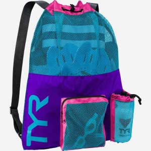 Рюкзак для аксессуаров TYR Big Mesh Mummy Backpack (545 Фиолетовый )