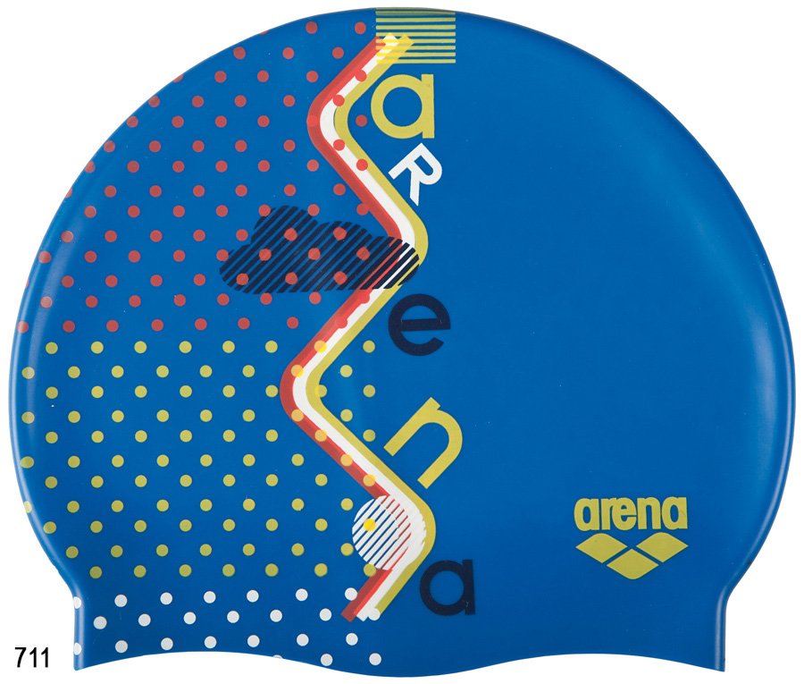94171 Детская шапочка для плавания Arena PRINT JR  от магазина Best-Swim.ru. Фото N8