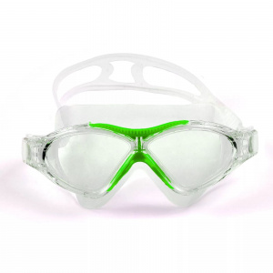 Очки-полумаска для плавания взрослые CLIFF AF108 (Зелёный)