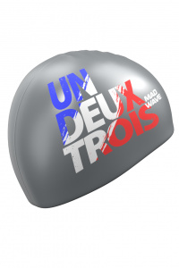 Силиконовая шапочка для плавания UN-DEUX-TROIS (Silver M0550 18 0 12W)