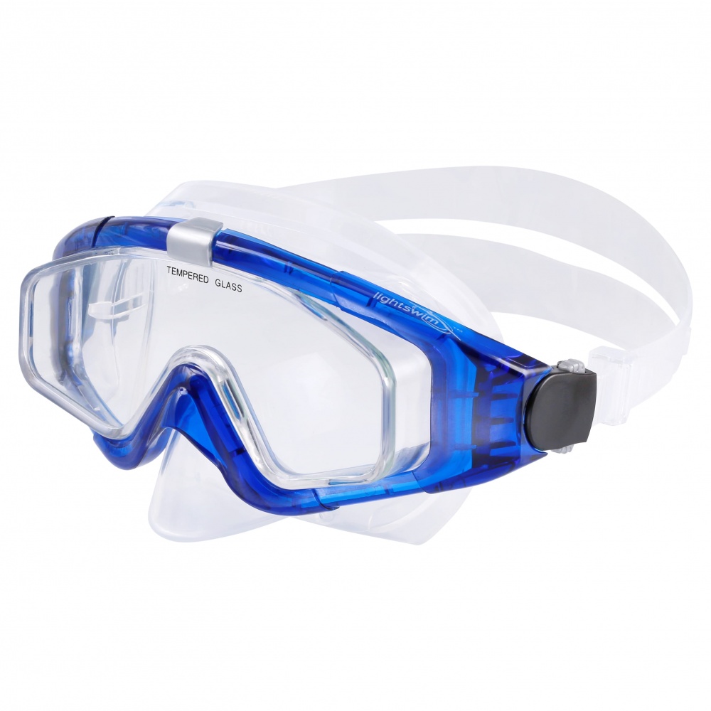Панорамная маска для дайвинга, подводного охоты и сноркелинга, Light-Swim LM 37 от магазина Best-Swim.ru. Фото N4
