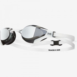 Очки для плавания TYR Tracer-X RZR Racing Mirrored (658 Белый)