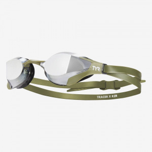 Очки для плавания TYR Tracer-X RZR Racing Mirrored (258 Зелёный)