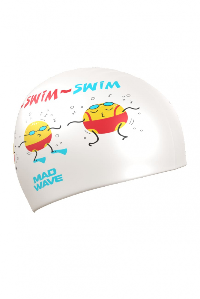 Силиконовая шапочка для плавания POTATO, White от магазина Best-Swim.ru