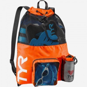 Рюкзак для аксессуаров TYR Big Mesh Mummy Backpack (820 Оранжевый)