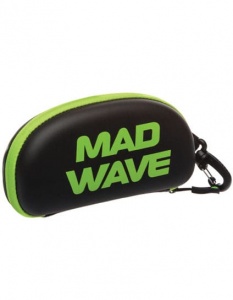 M0707 01 0 10W Футляр для плавательных очков MADWAVE (Black/Green M0707 01 0 10W)