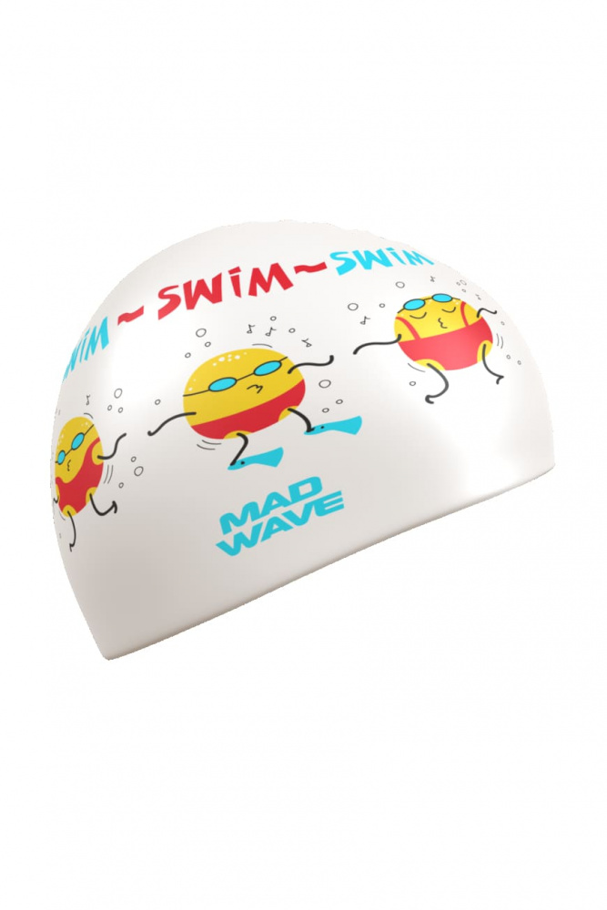 Силиконовая шапочка для плавания POTATO, White от магазина Best-Swim.ru. Фото N3