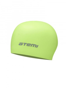 Шапочка для плавания Atemi увеличенного объёма, силикон (б/м) RC (неоново-жёлтая, RC305)