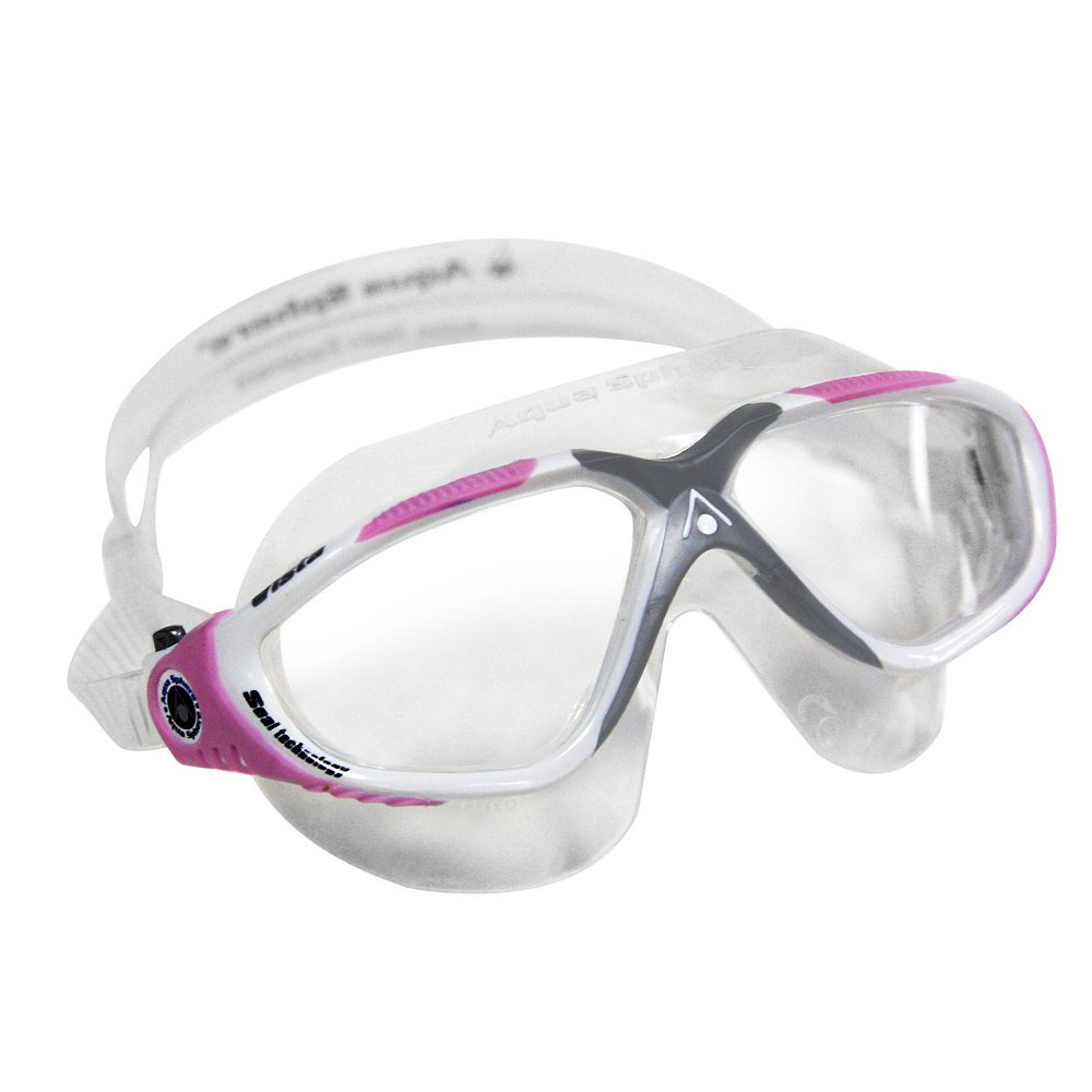 MS1750902LC Полумаска для плавания VISTA LADY (пр.сил., пр.линзы) White/Pink/Silver от магазина Best-Swim.ru