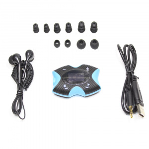Водонепроницаемый MP3 + FM плеер AquaFeel Xray, 8Gb (Blue)