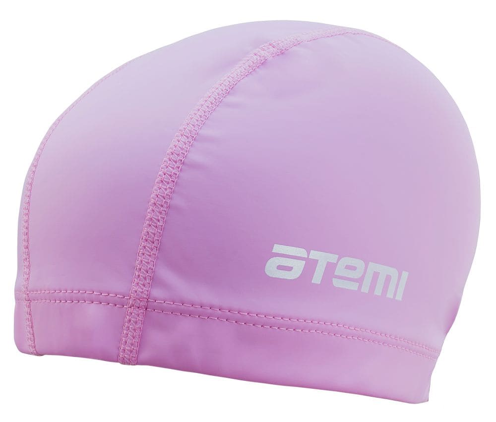 Шапочка для плавания тканевая с ПУ покрытием, розовый , PU 13 от магазина Best-Swim.ru. Фото N2