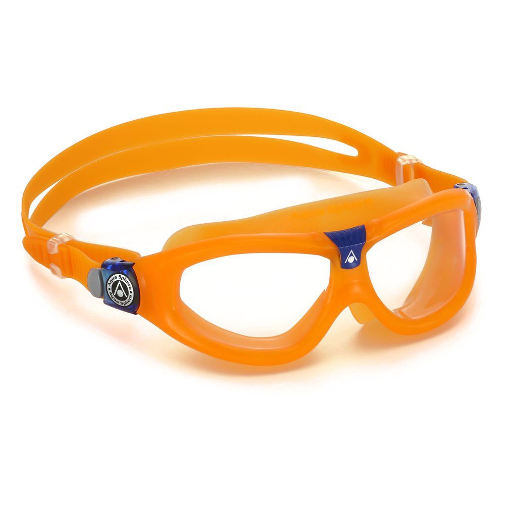MS4450840LC Полумаска для плавания детская SEAL KID 2 (прозр.линзы) Orange/Blue от магазина Best-Swim.ru