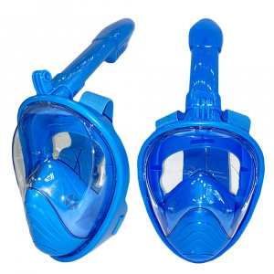 Полнолицевая маска для снорклинга (детская) CLIFF (XS Голубой)