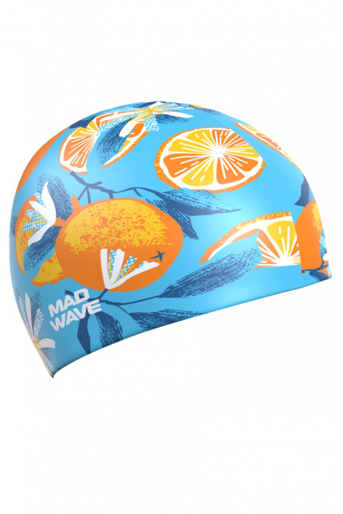 M0552 10 0 00W Силиконовая шапочка для плавания ORANGE, Azure от магазина Best-Swim.ru