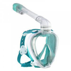 Полнолицевая маска для снорклинга Aqua Lung Sport (MD SC367EU0943M  WHITE /TURQUOISE)