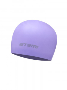 Шапочка для плавания Atemi увеличенного объёма, силикон (б/м) RC (фиолетовый , RC308)