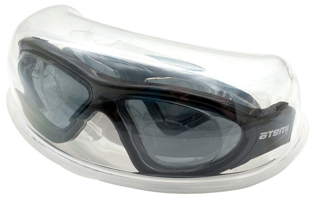 Очки-полумаска для плавания Atemi, силикон (черн), Z101 от магазина Best-Swim.ru. Фото N3
