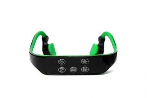 Спортивный MP3 + FM плеер Aquafeel IShock 8Gb с костной проводимостью (Зеленый )
