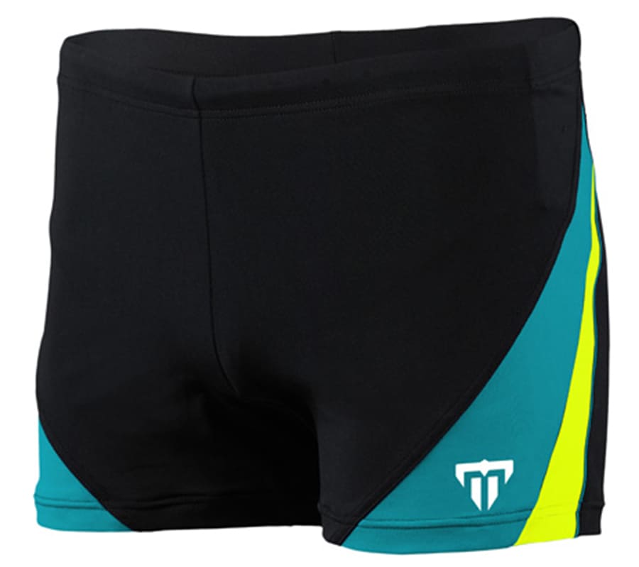 Плавки-шорты мужские Phelps ARKOS, boxer, black/turquoise от магазина Best-Swim.ru
