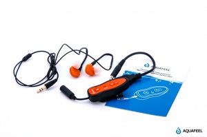 Водонепроницаемый MP3  плеер AquaFeel Splashgear, 8Gb (Оранжевый)