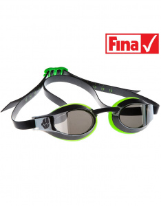 Стартовые очки для плавания X-LOOK Mirror, MadWave (Green)