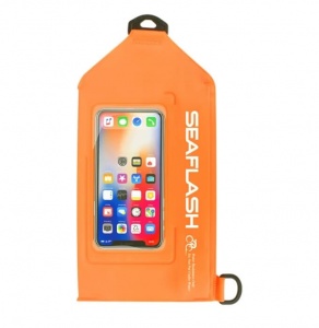 Водонепроницаемая гермосумка для телефона и документов SEAFLESH (Оранжевый)