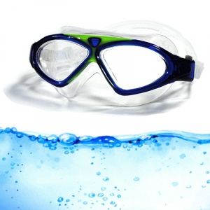 Очки - полумаска для плавания детские Light-Swim LSG-630 (CH) (Blue/Yellow)