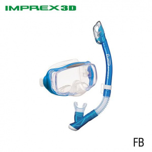 UCR3325P Комплект TUSA для сноркелинга маска и трубка в сумке (FB)