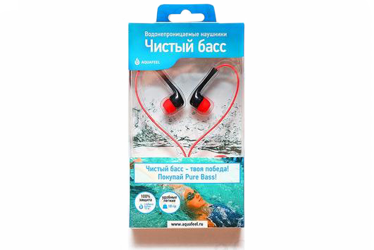 Водонепроницаемые Наушники Aquafeel PureBass (без заушников) от магазина Best-Swim.ru