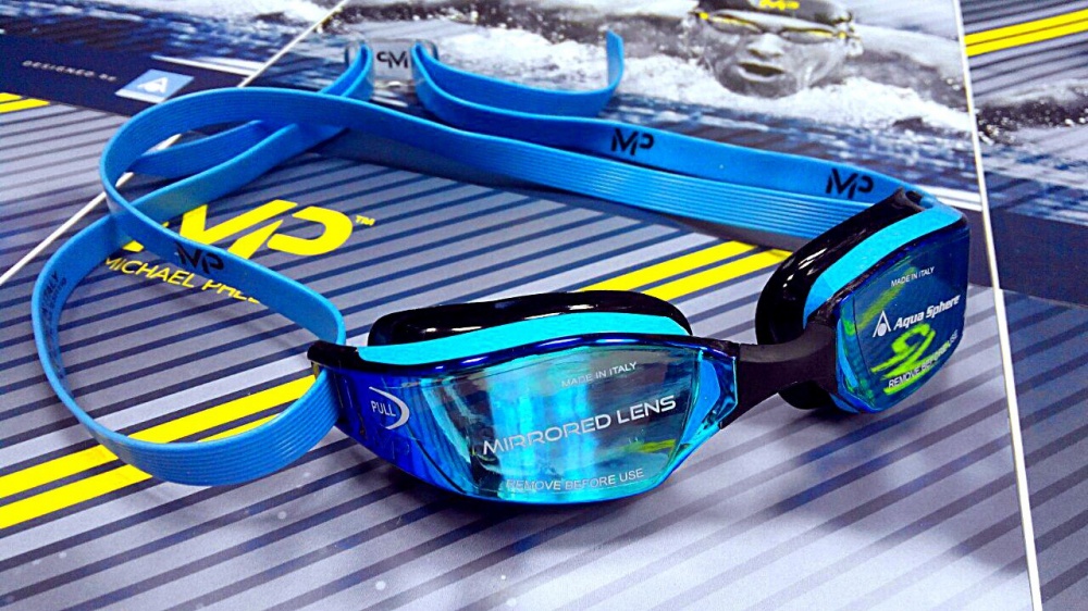 Стартовые очки для плавания Xceed, MP Michael Phelps (зеркальные Titanium)  от магазина BestSwim. Фото N5