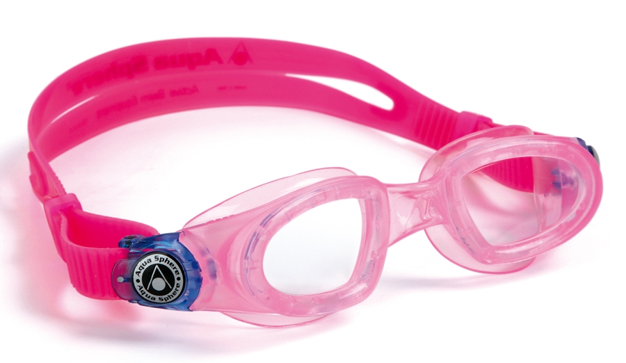 EP1270209LC Детские очки для плавания MOBY KID, прозрачные линзы, Pink от магазина Best-Swim.ru