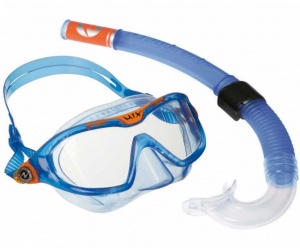Комплект MIX для снорклинга  маска + трубка (детский) (Blue SC344112, TN181510, TN181310)