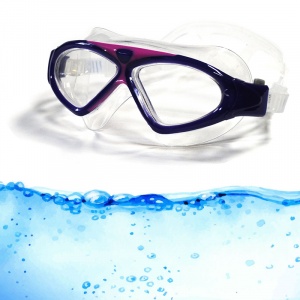 Очки - полумаска для плавания детские Light-Swim LSG-630 (CH) (Violet/Pink)