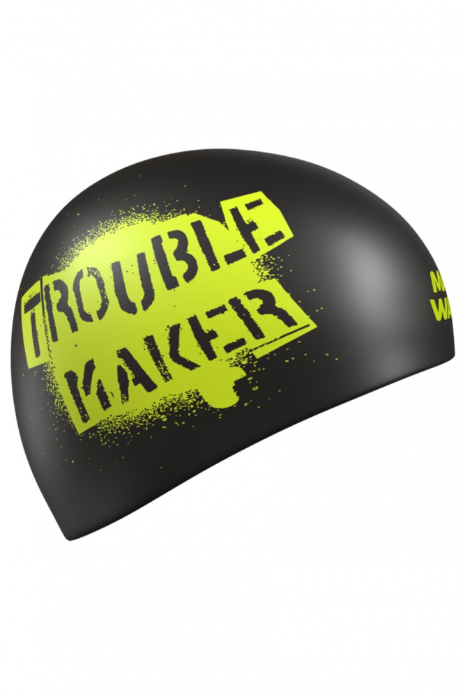 Силиконовая шапочка TROUBLE MAKER reversible, Black от магазина Best-Swim.ru. Фото N3