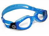 EP1214141LC  Детские очки для плавания KAIMAN JUNIOR (прозр.линзы) LIGHT BLUE от магазина Best-Swim.ru