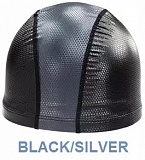 Шапочка для бассейна PU, CAP 17, BLACK/SILVER от магазина Best-Swim.ru