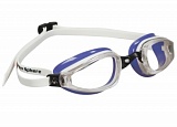 TN 173420 Женские стартовые очки для плавания K180 LADY, прозрачные линзы, White/Lavander от магазина BestSwim