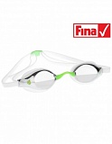 M0454 02 0 02W Стартовые очки Record breaker mirror, White от магазина BestSwim