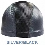 Шапочка для бассейна PU, CAP 17, SILVER/BLACK от магазина Best-Swim.ru